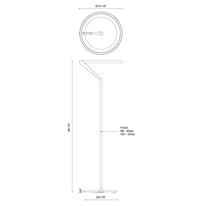 Lampe de plancher Roda