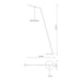 Lampe de plancher Miter