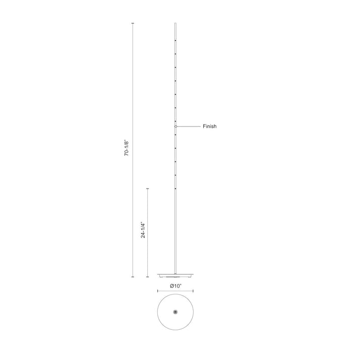 Lampe de plancher Reeds