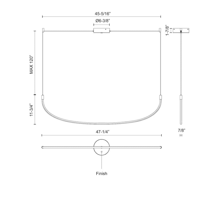 Suspension linéaire Talis